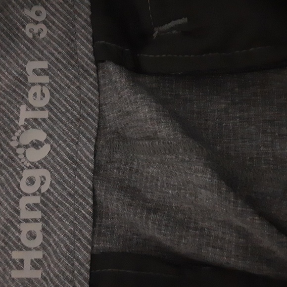 Hang TennMen's Gray Shorts Stripped Performance Casual Vacation Hikinh Camp Y2k - Picture 7 of 9